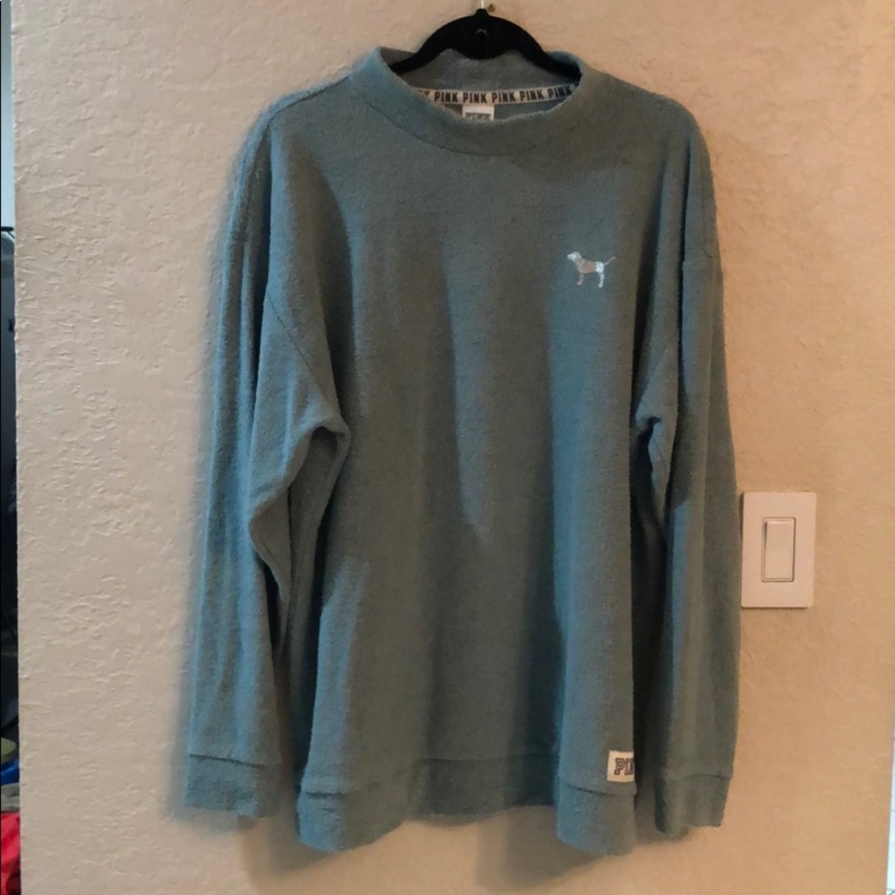 Blue/ Gray Victoria Secret Pink Sweatshirt